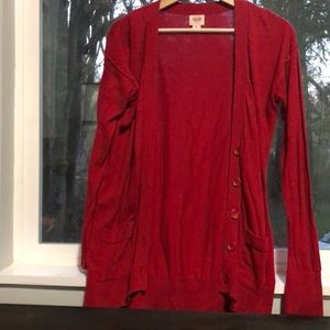 ❤️(3/20) Mossimo red cardigan